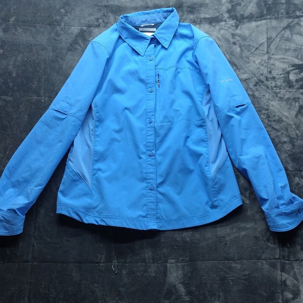 Columbia PFG Omni shade shirt men's XL Blue long sleeve